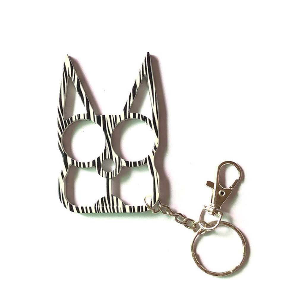 Multi-function keychain zinc alloy bottle opener