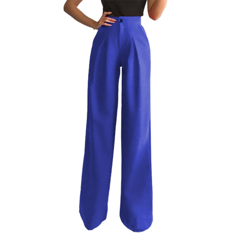 Autumn And Winter Solid Color Casual Straight-leg Suit Pants