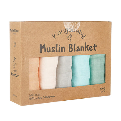 Muslin  saliva towel baby burp