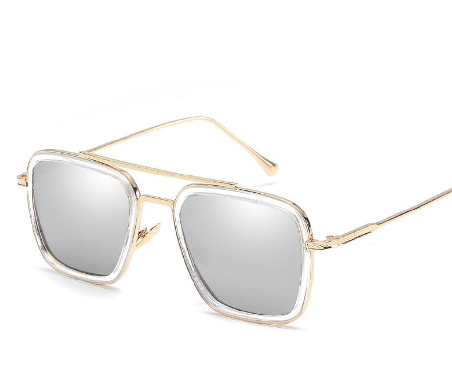 Metal frame fashion sunglasses