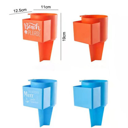 Multifunctional Plastic Beach Cup Phone Holder