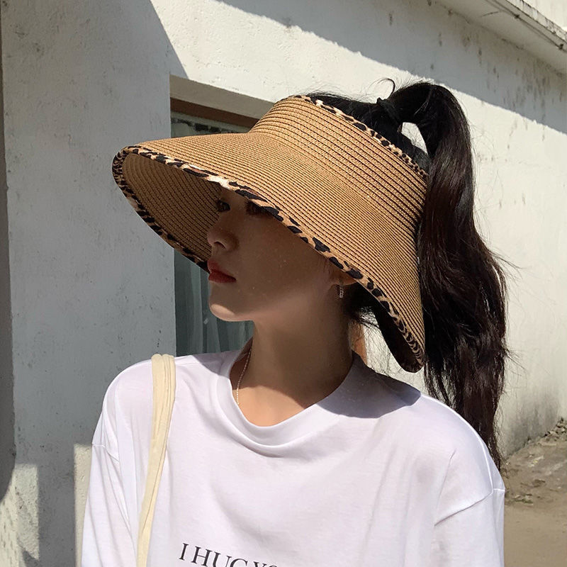 Visor Straw Hat Women's Summer Outdoor Cycling