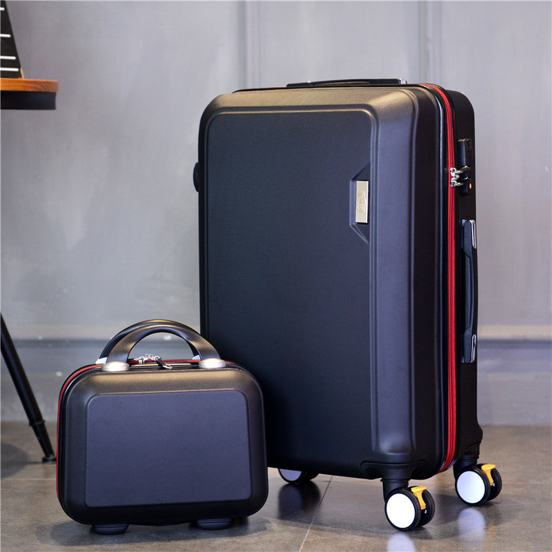 2 pc set Wheel Luggage Carry On with  Toiletry Bag