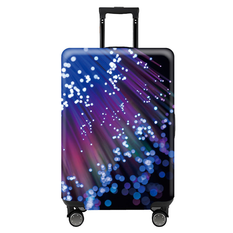 Trendy Unique Suitcase Suite Elastic Case Cover Luggage Protective Cover Travel Trolley Case Dust Cover