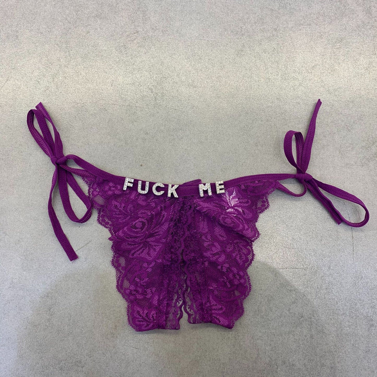 Women's Fashion Strappy Monogrammed Panties