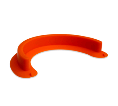 Silicone with suction cup separator food isolator