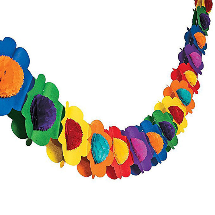 Hawaiian Party Paper Garland New Three-dimensional Garland