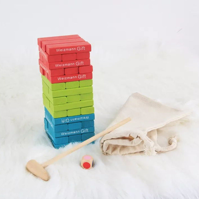 Children's Jenga Board Game Building Blocks Parent-child Interaction Toys