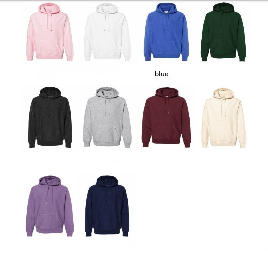 Customized Letter Name Round Neck Hoodie