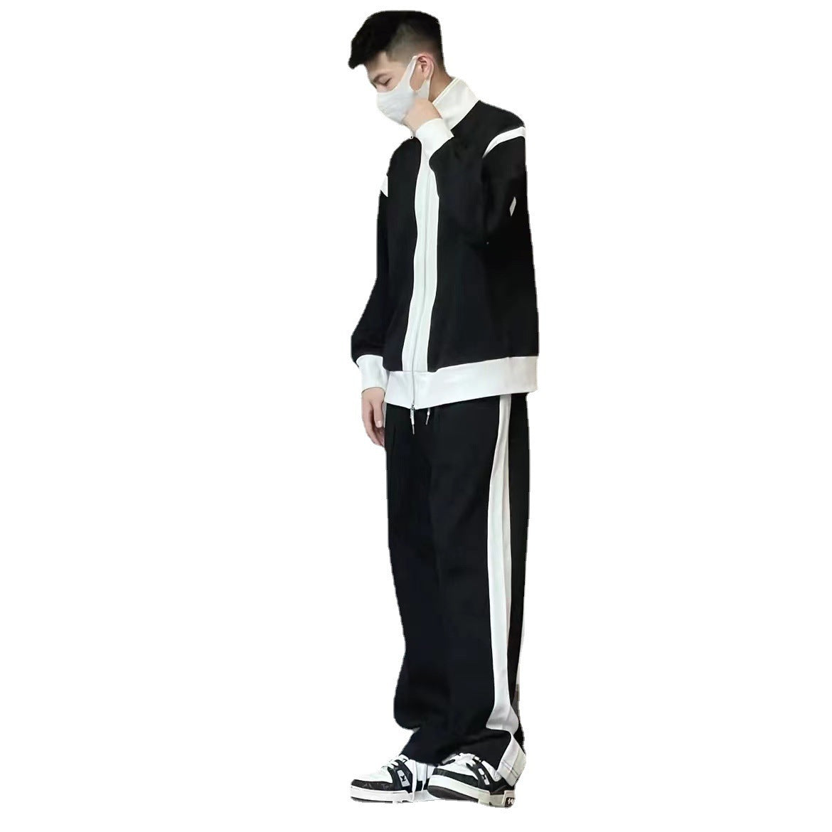 Boys And Girls Jacket Sweatshirt And Sweatpants Fashion Sports And Leisure Plus Size Loose