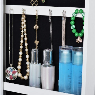 Full Length Mirror 360 Swivel Jewelry Cabinet