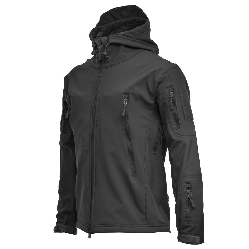 Lightweight urban tactical soft shell jacket