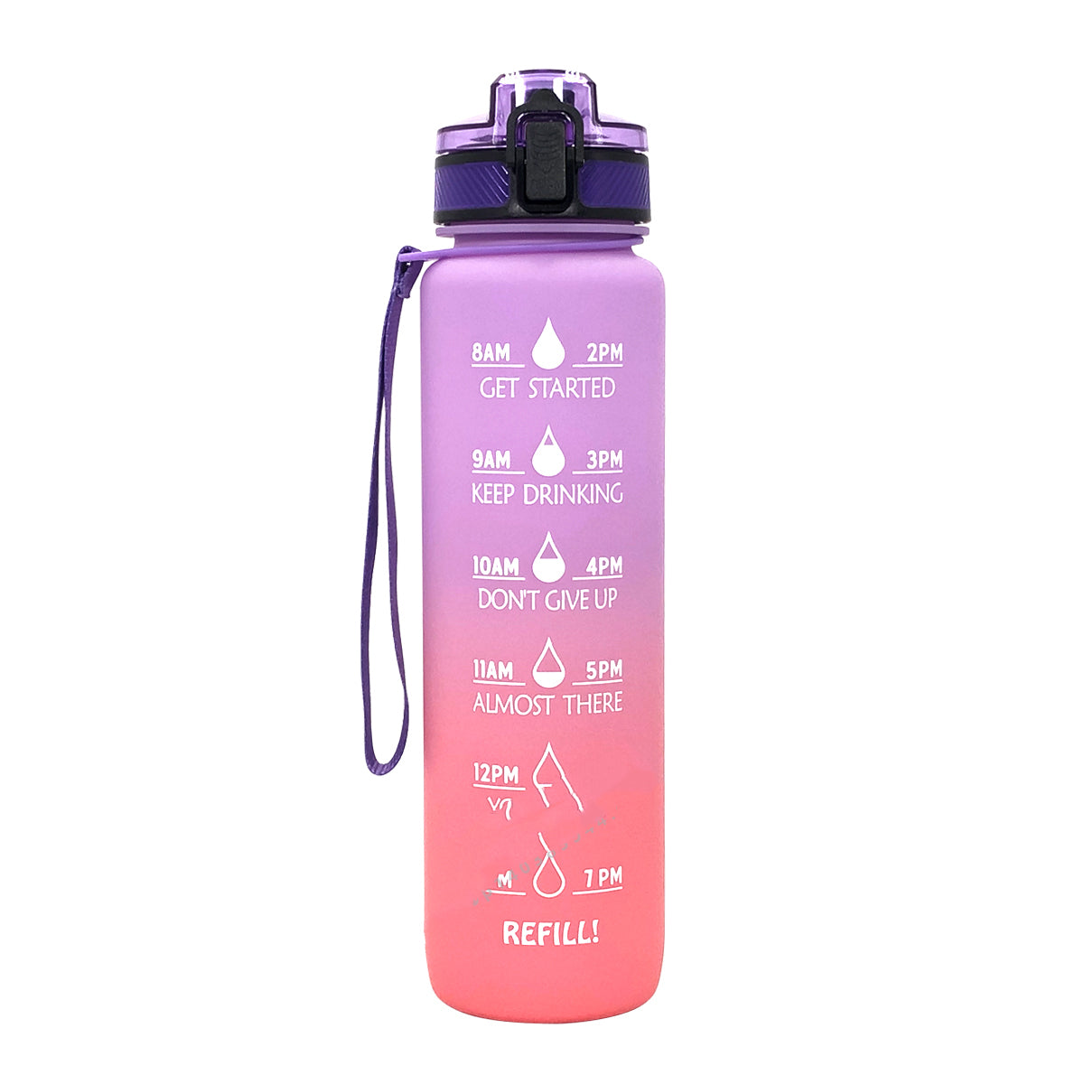 Sports Water Bottle Gradient 1000ml