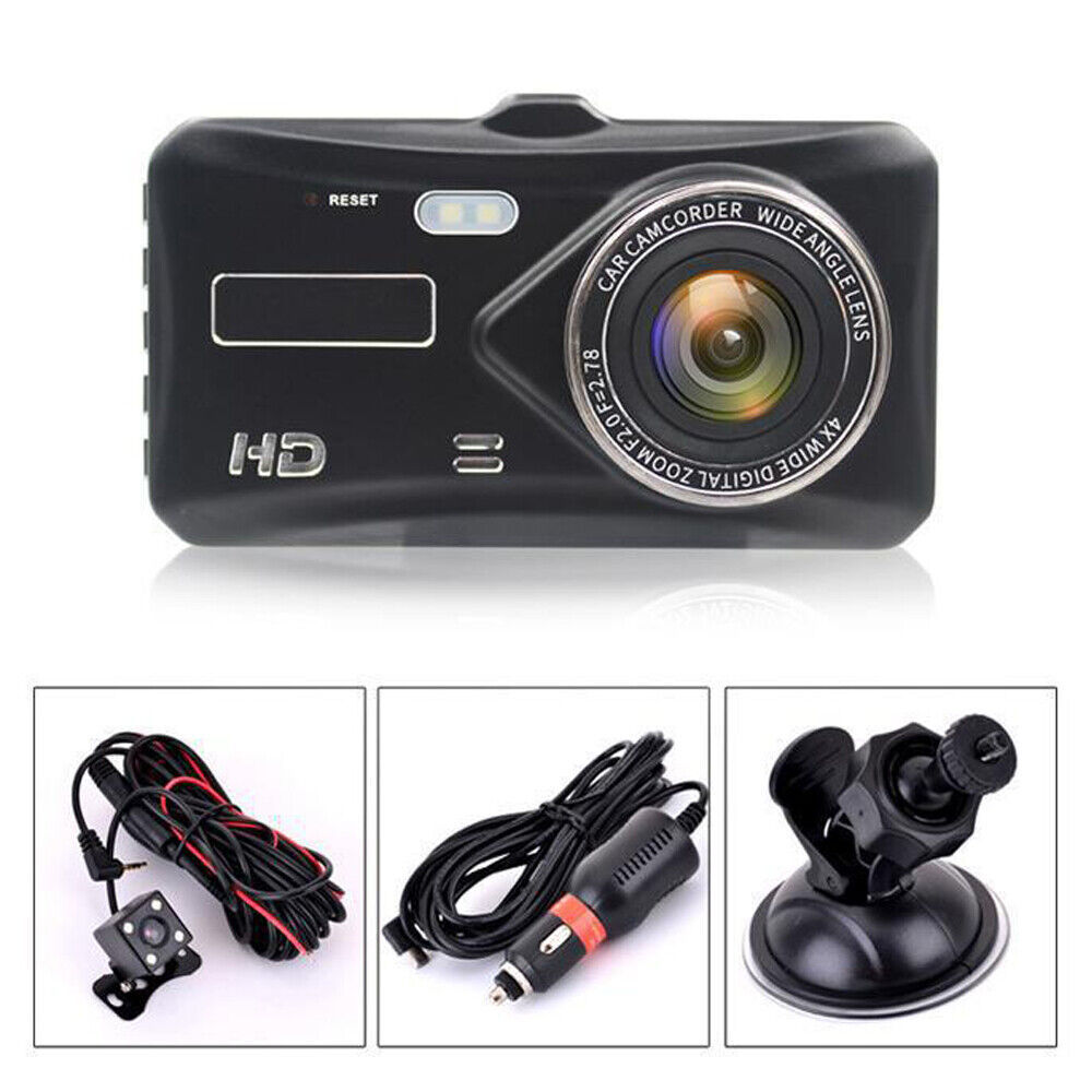 Car Camera Recorder Dual Front And Rear HD 1080P Dash Cam Night Vision