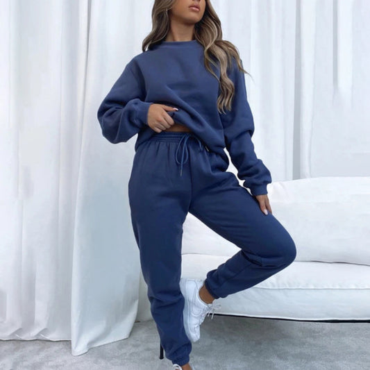 Women's Casual Long Sleeve Sweatshirt Suit