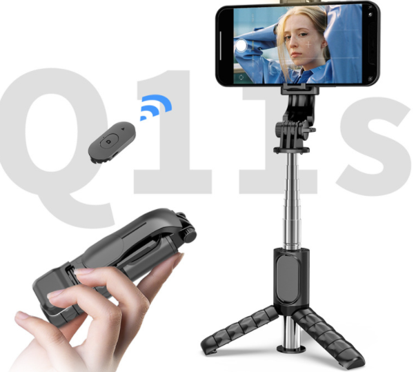 Q10S Lighting Selfie Stick Bluetooth Live All-in-One Multifunctional Portable Tripod