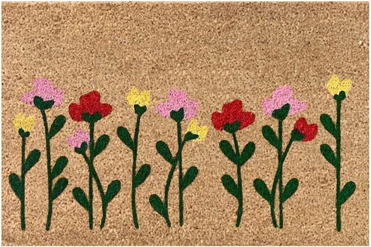 Flower Doormat Entrance Door Floor Mat