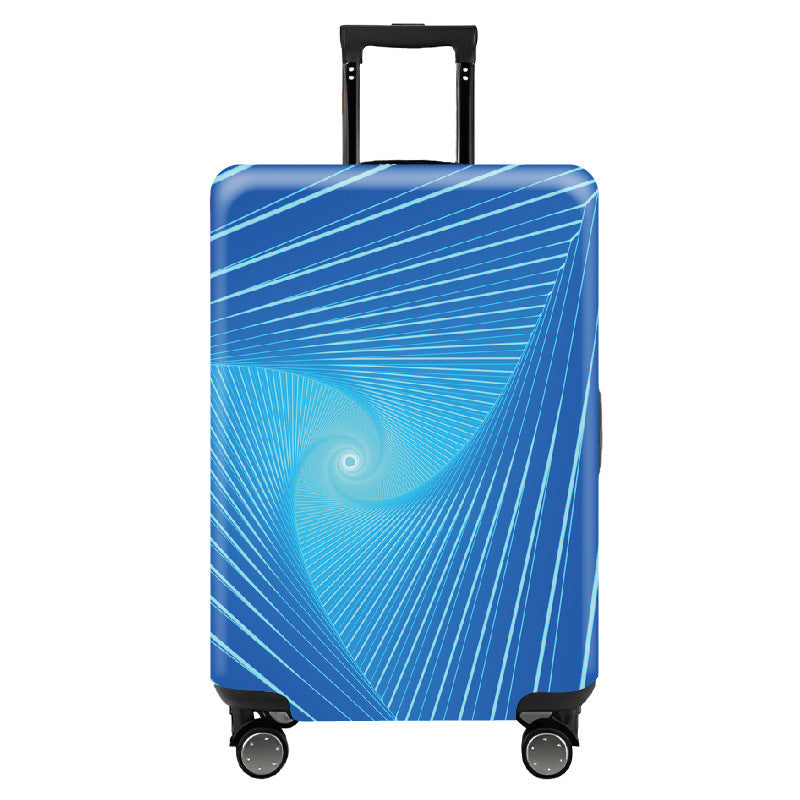 Trendy Unique Suitcase Suite Elastic Case Cover Luggage Protective Cover Travel Trolley Case Dust Cover