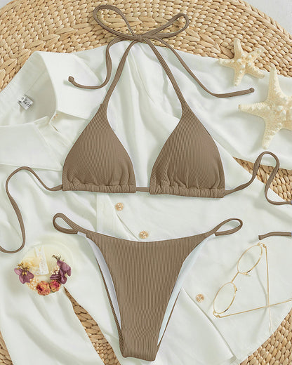 Women's Lace Up Bikini Swimsuit Women's Beach