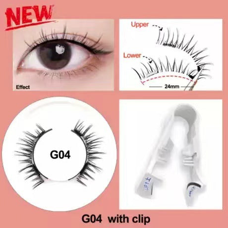 White Box One Pair Packed Magnetic Magnetic Eyelashes