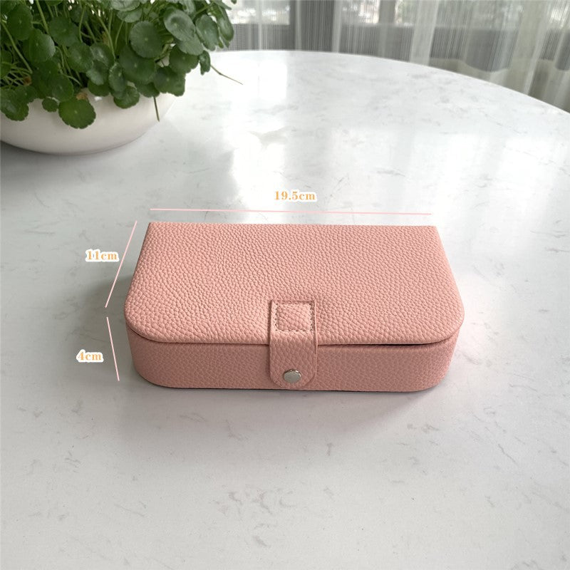 Leather Creative Travel Portable Jewelry Box