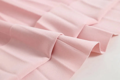 Women's High Waist Pleated Solid Color Half Length Elastic Skirt Promotions Lady Black Pink