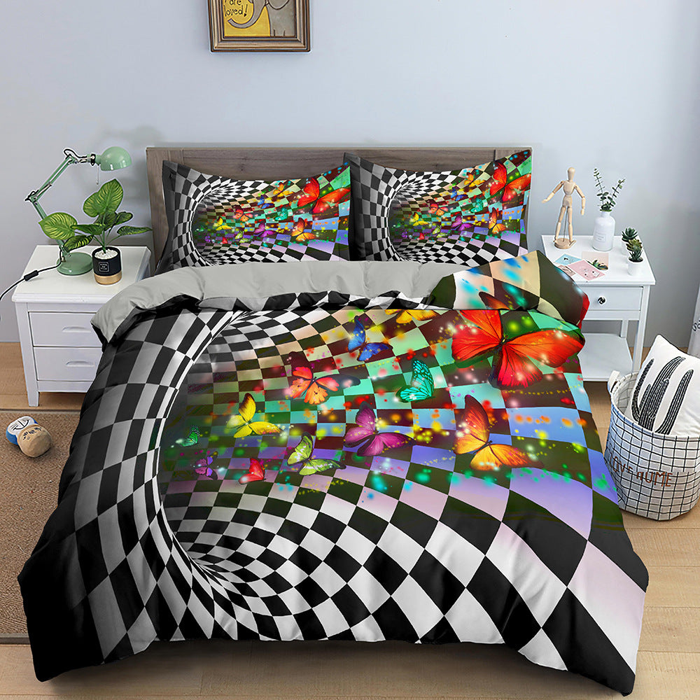 3D Digital Printing Bedding Bed Sheet Fitted Sheet