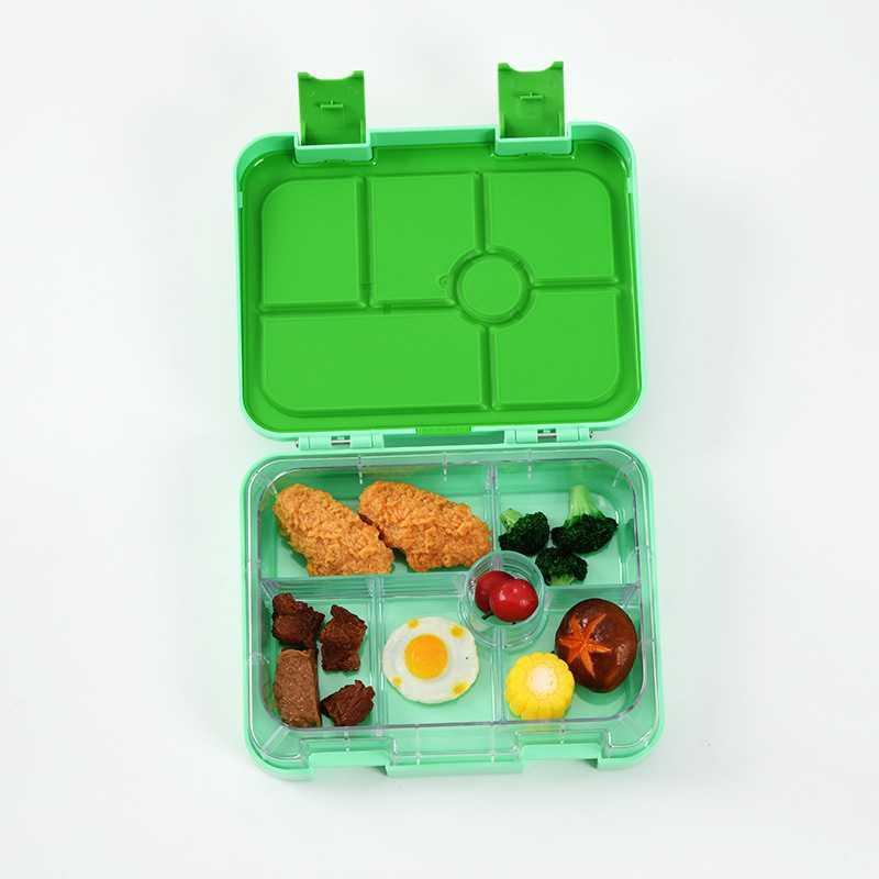 Cute Portable Double Button Lunch Box