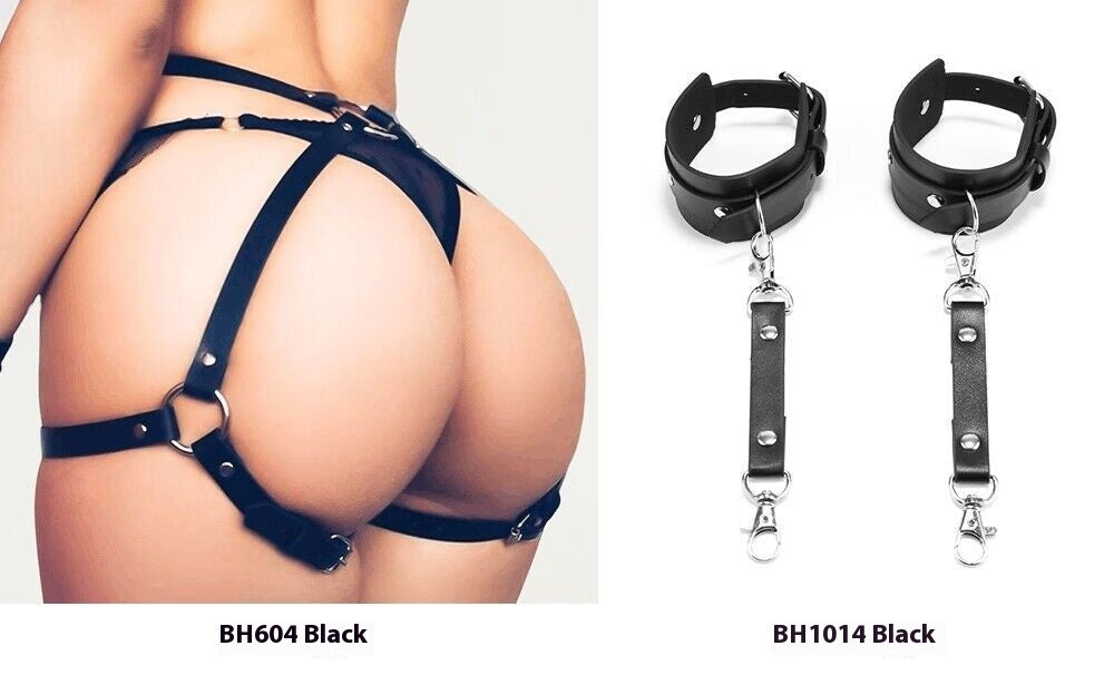 Waist Belt Female Handcuffs Suit Bondage