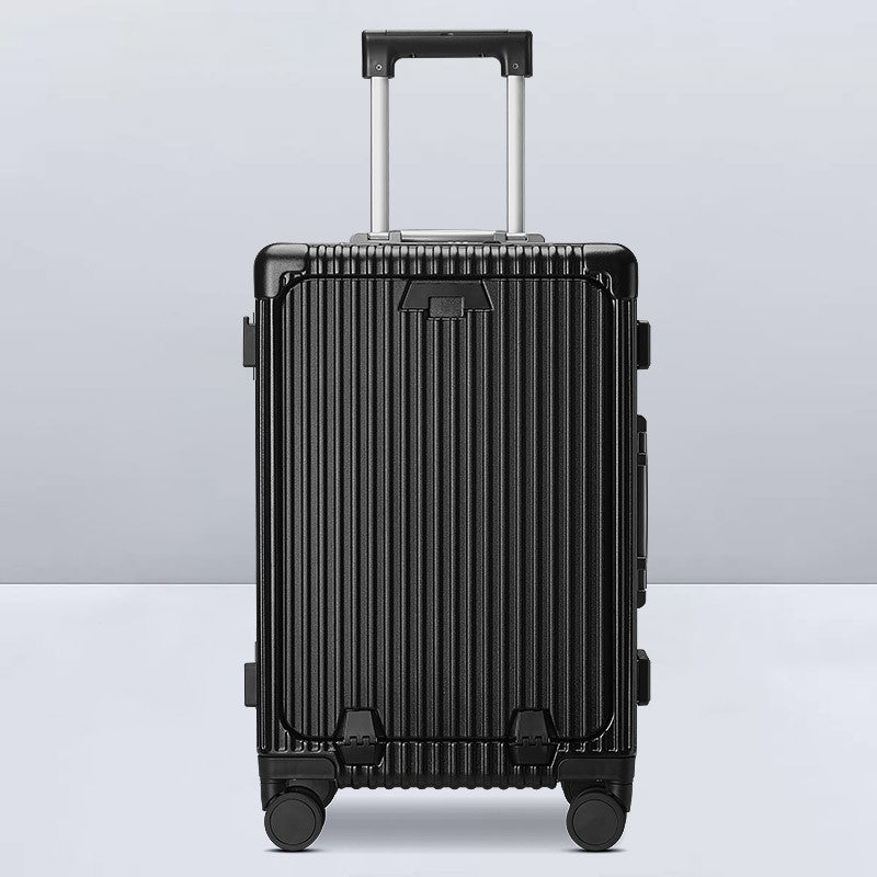 20-inch Multifunctional Front Fastening Aluminum Frame Password Luggage