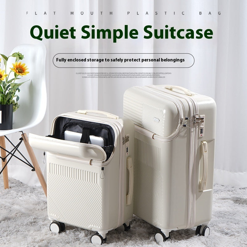 Multifunctional Luggage with cupholder, carry-on luggage