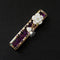 Colorful purple pendant flower