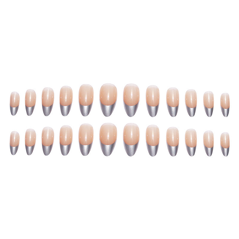 Women's Simple Skin Color French Manicure