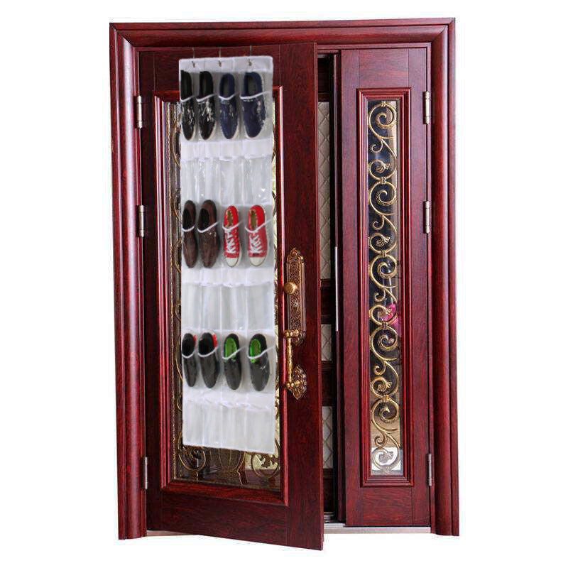 24 Grid Non-woven Bag Behind The Door Shoe Storage Hanging Bag