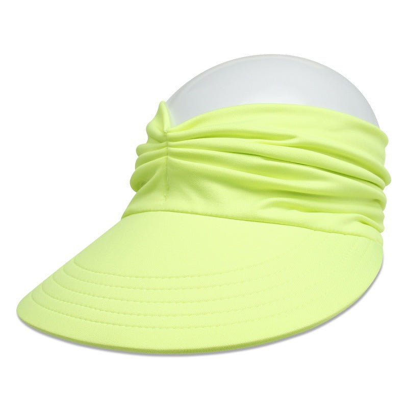 Spring And Summer New Hat Sun Hat Women's Outdoor Sports Topless Hat Beach Sun Hat Women's