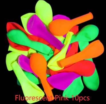 Candy Color Fluorescent Balloons Night Party Supplies