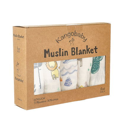 Muslin  saliva towel baby burp