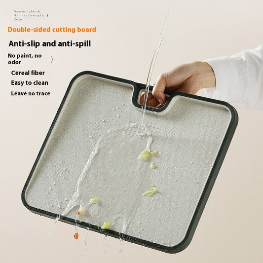 Double-sided Wheat Straw Cutting Board