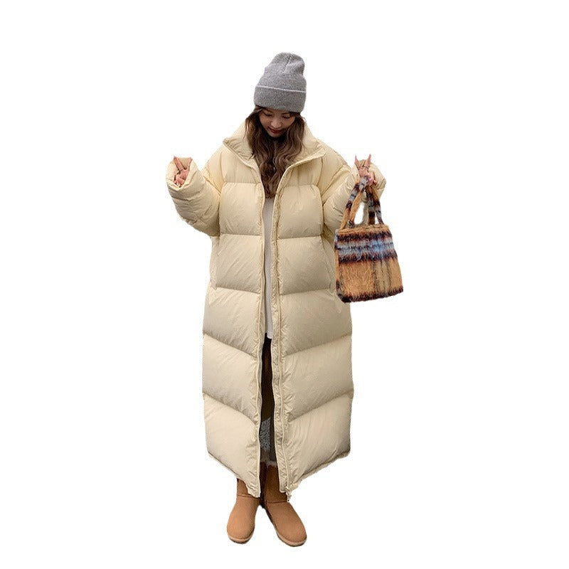 Plus Size Loose Long Versatile Parka Cotton Coat Jacket