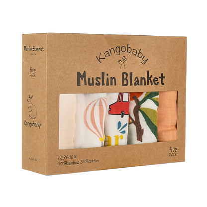 Muslin  saliva towel baby burp