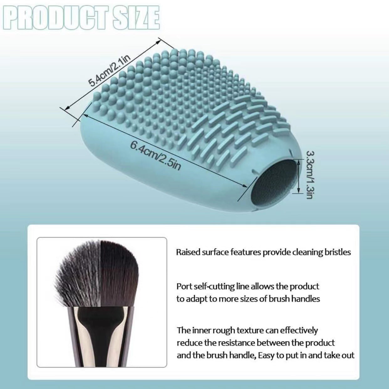 Makeup Brush Holder Cover Silicone Makeup Brush Protector Makeup Brush Travel Storage Case Protect Brush Bristles Soft Neat