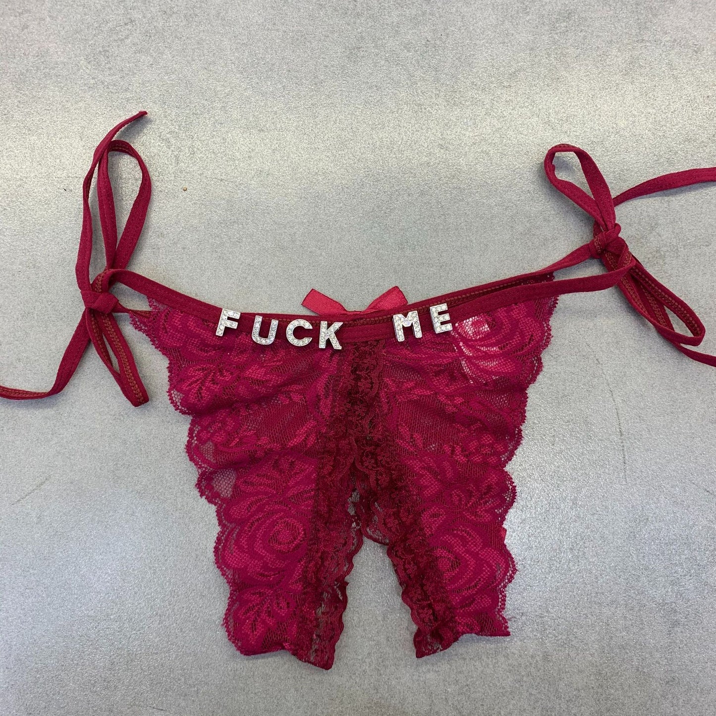 Women's Fashion Strappy Monogrammed Panties