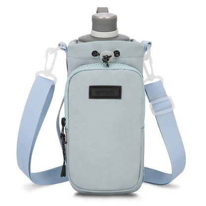 Outdoor Portable Mobile Phone Kettle Crossbody Drawstring Storage Bag