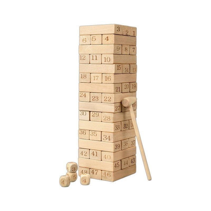 Children's Jenga Board Game Building Blocks Parent-child Interaction Toys