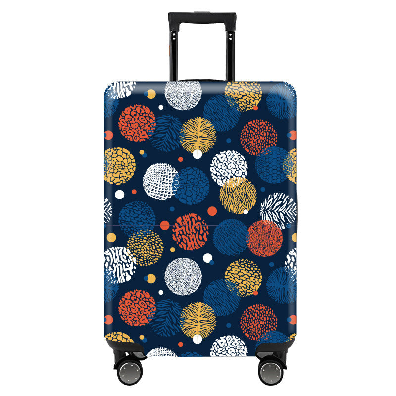 Trendy Unique Suitcase Suite Elastic Case Cover Luggage Protective Cover Travel Trolley Case Dust Cover