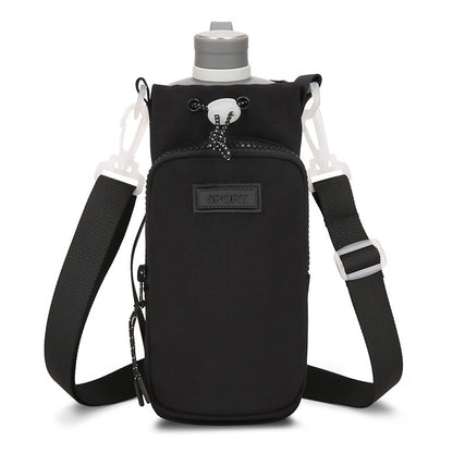 Outdoor Portable Mobile Phone Kettle Crossbody Drawstring Storage Bag