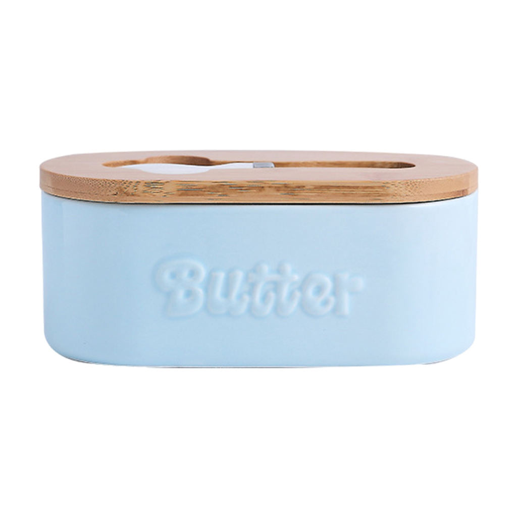 Butter Partition Storage Box Ceramic Tape Cutter