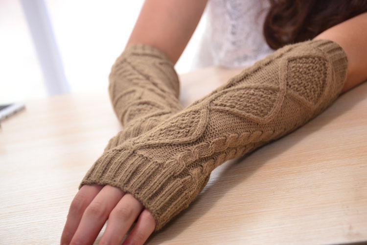 Yauvana Knitted Arm Warmers