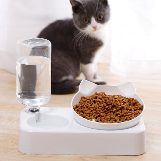 Cat and Dog Double automatic drinking bowl