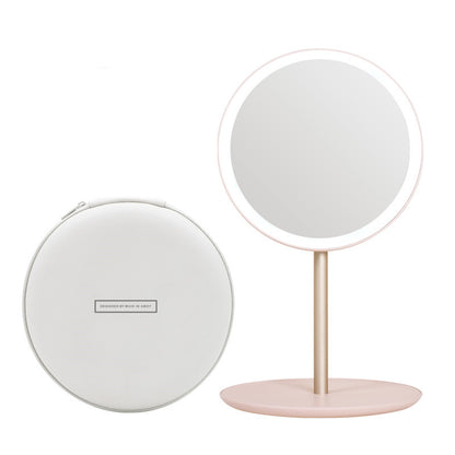 Foldable Led Travel Mirror With Light